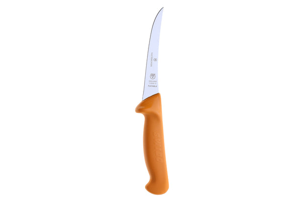 Cutit profesional macelarie Swibo 8406.13, lama curba flexibila