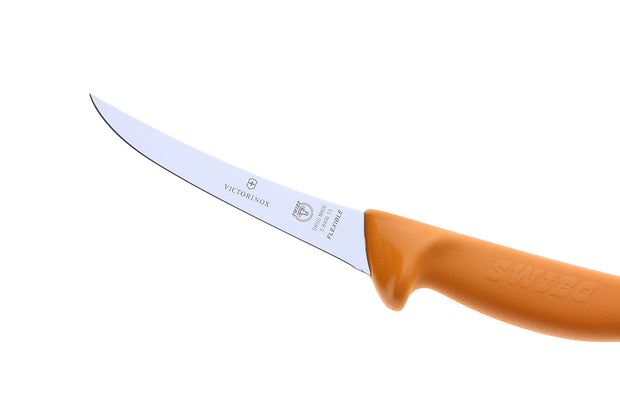 Cutit profesional macelarie Swibo 8406.13, lama curba flexibila