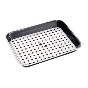Tavi din inox cu gratar pentru produse alimentare