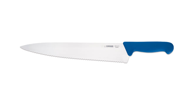 Cutit GIESSER 8455 W31B,lama zimtata 31 cm,maner albastru