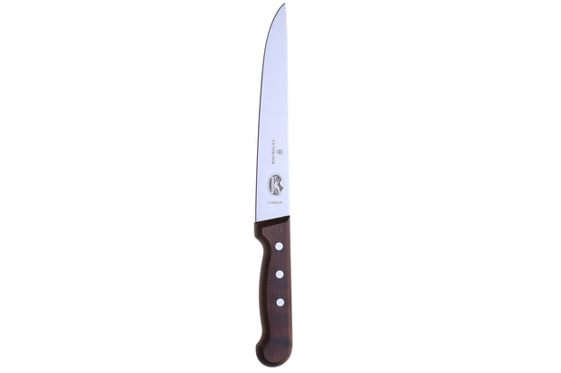 Cutit Victorinox 5.5500.20 - lama dreapta 20 cm, maner din lemn trandafir