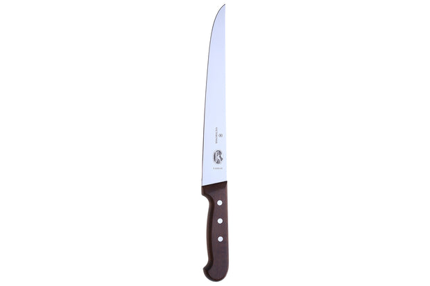 Cutit Victorinox 5.5500.25 - lama dreapta 25 cm, maner din lemn trandafir