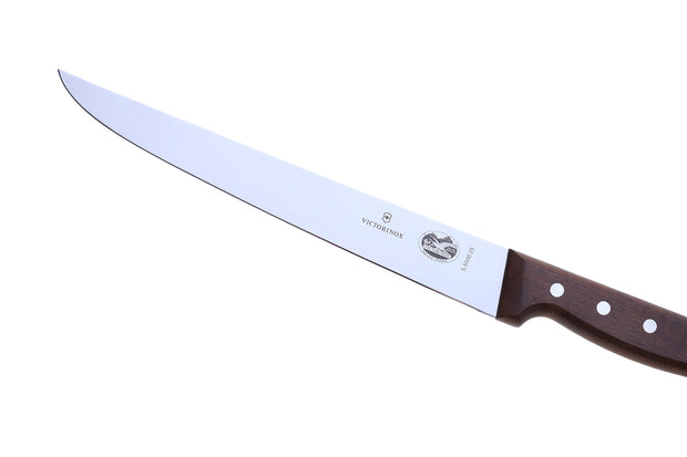 Cutit Victorinox 5.5500.25 - lama dreapta 25 cm, maner din lemn trandafir