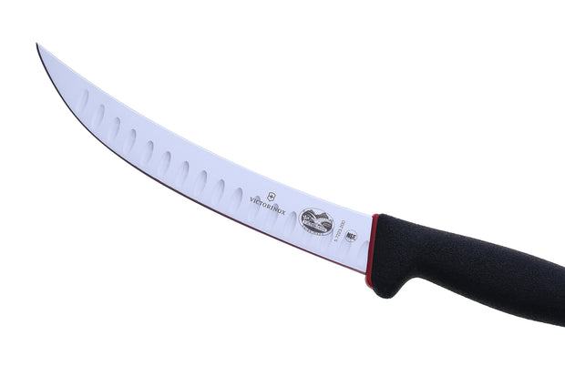 Cutit feliat si transat carne Victorinox 5.7223.20D, lama cu alveole, maner cauciucat