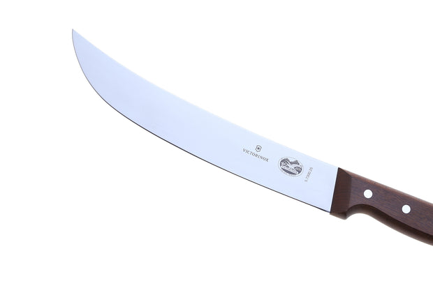 Cutit Victorinox 5.7300.25 - lama curbata de 25 cm, maner din lemn trandafir