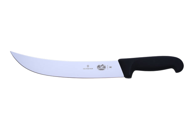 Cutit pentru ales si transat carne Victorinox 5.7303.25, lama curba de 25 cm