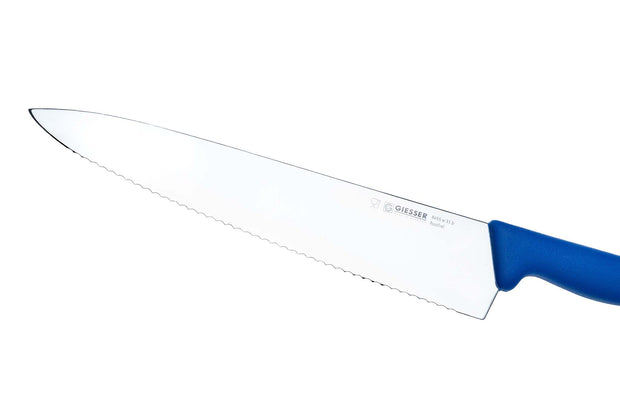 Cutit GIESSER 8455 W31B,lama zimtata 31 cm,maner albastru