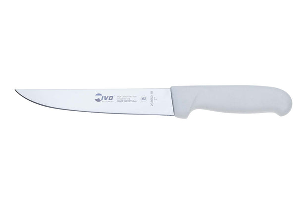 Cutit IVO Progrip Granton 232050.18,pentru transat si feliat,maner alb