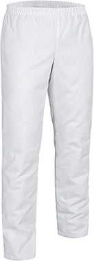Pantaloni de lucru LOBSTER, matalasati,cu efect termic,culoare alba