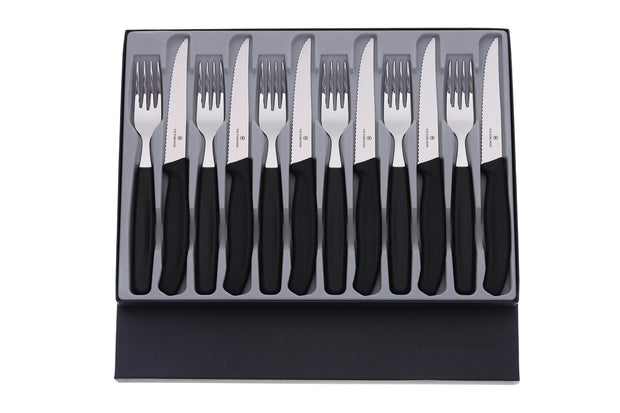 Set 6 cuțite si furculițe Victorinox 6.7233.12