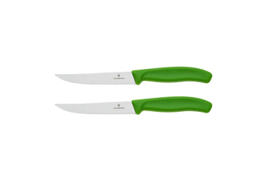 Set 2 cutite Victorinox 6.7936 pentru friptura si pizza lama zimtata si maner color