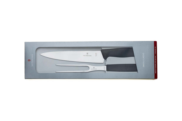 Set cuțit și furculiță pt. grătar Victorinox 6.7133.2G