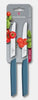Set 2 cutite Victorinox 6.9006.11W2B, lama zimtata,blue