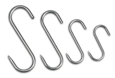 Carlige inox in S pentru macelarii - Magazinul de cutite