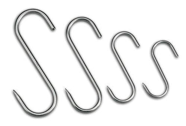 Carlige inox in S pentru macelarii - Magazinul de cutite