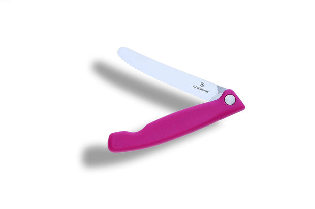 Cutit pliabil de bucatarie 11 cm Victorinox, roz