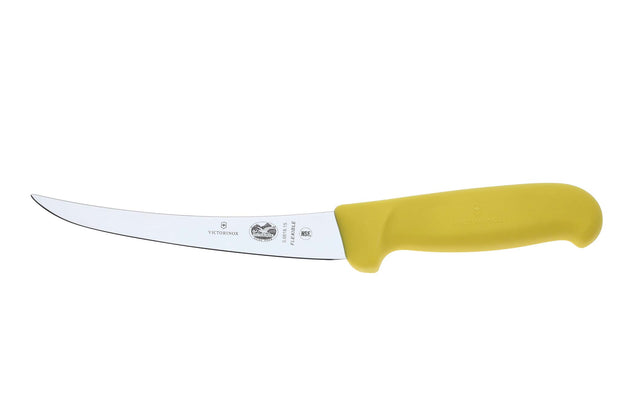 Cutit macelari Victorinox Fibrox Safety Grip 5.6603 cu lama curbata rigida