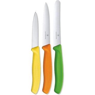 Set 3 cutite multicolor Victorinox 6.7116.31G pentru fructe si legume