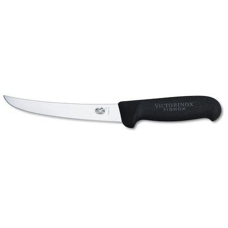 Cutit de bucatarie Victorinox Fibrox Safety Grip cu lama curbata - Magazinul de cutite